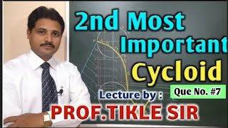 HOW TO DRAW CYCLOID IN ENGINEERING GRAPHICS AND DRAWING PART7 BY PROF TIKLE SIR [upl. by Nevear76]