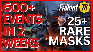 Getting EVERY RARE Fasnacht Mask in 2 Weeks 25 Rare MASKS Fallout 76 [upl. by Boni]