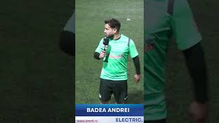 Andrei Badea Electrictelecom quotAici totul este SUPERquot superliga minifotbal ammb [upl. by Jemena965]