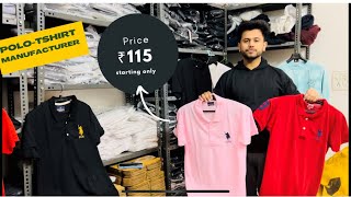 Best POLO Tshirt manufacturer Ludhiana wholesale  Plain POLO Tshirt print on demand wholesale [upl. by Onitnerolf]