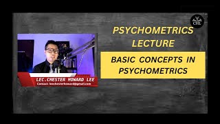 PSYCHOMETRICS LECTURE BASIC CONCEPTS PSYCHOMETRICS [upl. by Harlow]