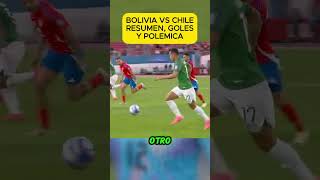 Resumen Bolivia vs Chile Goles eliminatorias 2024 eliminatorias copamundial chile bolivia [upl. by Nennek]