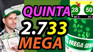 Melhores Dicas Mega Sena 2733 Acumulada de QuintaFeira [upl. by Richella]