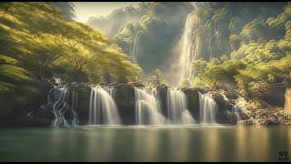 Pink Noise with Gentle Tropical River Flowing  Study ADHD Focus Relaxation amp Sleep [upl. by Yrdua]