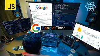 🔴 Lets Build a GOOGLE Clone with REACT JS for Beginners [upl. by Yahiya]