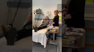 Demonstration of Metered Dose Inhaler Administration [upl. by Pierrette]