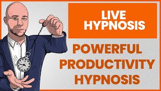 Productivity Hypnosis  Hypnotherapy for Getting Things Done GTD [upl. by Asila]