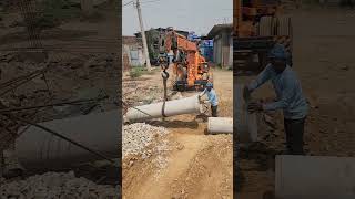 sewer line constructionsite civilengineer trendingshorts shorts [upl. by Otis]