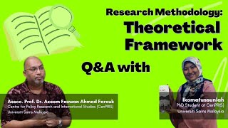 Theoretical Framework Research Methodology by Associate Professor Dr Azeem Farouk [upl. by Rustice]