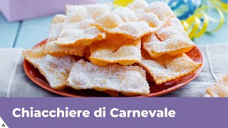 CHIACCHIERE di Carnevale Frappe bugie crostoli FRITTE E AL FORNO [upl. by Annahsat]