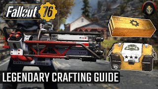 FALLOUT 76  Guide to LEGENDARY CRAFTING [upl. by Ahsilra148]