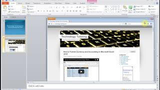 Microsoft PowerPoint How to Insert A ScreenShot Capture [upl. by Irrabaj943]