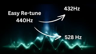 4 Ways To Convert 440 Hz Music to 432 hz or 528 hz [upl. by Enyrehtac843]