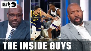 The Inside Crew Discuss The Wild Ending To A KingsWarriors Thriller  NBA on TNT [upl. by Yelroc]