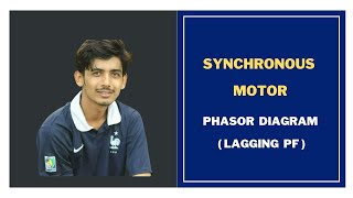 6 Synchronous Motor Phasor Diagram  lagging power factor  Synchronous Motor Bangla Tutorial [upl. by Gosney]