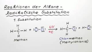 Reaktionen der Alkane  Radikalische Substitution  Chemie  Organische Chemie [upl. by Nytnerb]