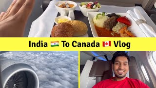 India To Canada with Student Visa Detailed Journey Vlog [upl. by Luemas]