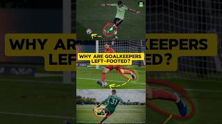 THIS IS INTELLIGENT 😳‼️ WHY ARE GOALKEEPERS ARE MOSTLY LEFTFOOTED football euro2024 shorts [upl. by Einhoj109]