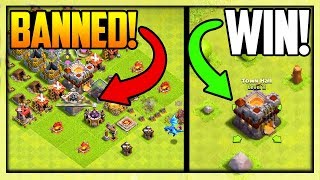 BANNED After I Attacked Him Clash of Clans MOST RUSHED Town Hall EVER [upl. by Edmondo]