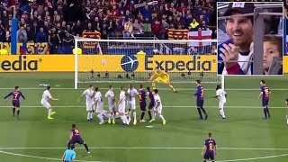 Suarez free kick blocked [upl. by Eicyac29]