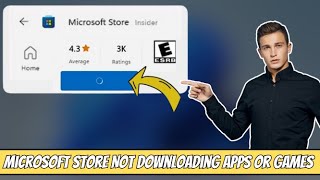 Microsoft Store Not Downloading Apps or Games NEW FIX 2024 [upl. by Nerrol]