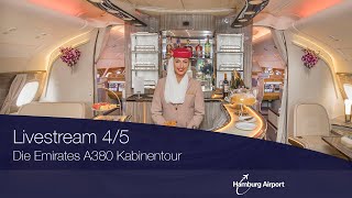 Die Emirates A380 Kabinentour  Livestream 45 [upl. by Alilahk]