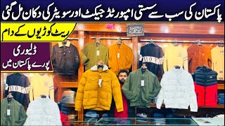 Jackets Market in Pakistan Mens Winter collection 2023 Mens Winter Tracksuit  Jackets wholesale [upl. by Assiren166]