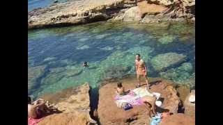 IBIZA Portinax cala bassa fantastica [upl. by Akilegna662]