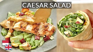 Diet Sehat TETAP Praktis Resep CHICKEN CAESAR SALAD Ala Resto Hemat 70 [upl. by Eibrad]