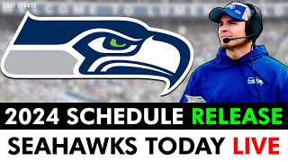 Seattle Seahawks 2024 Schedule LIVE  News Instant Reaction amp Analysis  2024 NFL Schedule Release [upl. by Repsaj]