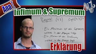 Maximum Mininum Supremum und Infimum erklärt [upl. by Henry]