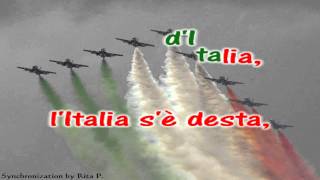 Karaoke  Italian National Anthem  Inno Nazionale dItalia di Goffredo Mameli [upl. by Dita]