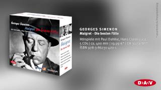 Maigret Die besten Fälle  Georges Simenon Hörspiele mit Paul Dahlke Hans Clarin uva [upl. by Gayler]