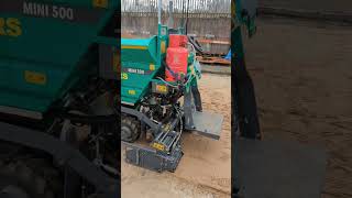 Check out the super cool Mini paver today paver pavingmachine vögele tarmac highway writgen [upl. by Auj]