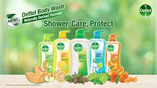 New Dettol Body Wash with naturally derived formula [upl. by Theresa]