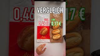 Baeckerei kleines Brot versus Lidl Weizen Broetchen [upl. by Mayfield]