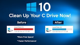 How to Clean C Drive In Windows 10 Make Your PC Faster [upl. by Ailam404]