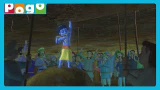 Little Krishna 🪈 Indra Dev ka krodh⛈️  Full Episode🤩 Nonstop Fun 😆 Only on POGO [upl. by Llertrac]