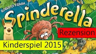 Spinderella  Kinderspiel des Jahres 2015  Anleitung amp Rezension  SpieLama [upl. by Hippel587]