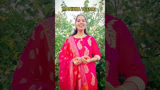 Manikka Veenai Endhum 💮🌺🌹 Short Cover saraswatipuja sarawati tamildevotionalsongs trending [upl. by Id]