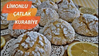 LÄ°MONLU Ã‡ATLAK KURABÄ°YEAZ MALZEMEYLE ENFES LEZZETPRATÄ°K KURABÄ°YE [upl. by Any]