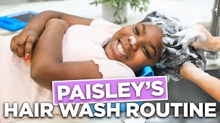 Paisley’s Wash Routine 4B4C Natural Hair [upl. by Ardnuahs20]