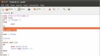 Shell Scripting Tutorial47 Reading From a File [upl. by Nelly635]