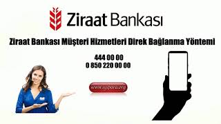 Ziraat Bankası Müşteri Temsilcisi Direk Bağlanma [upl. by Reltuc]