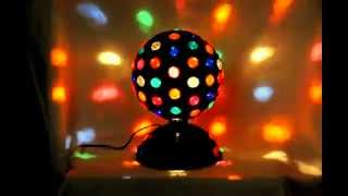 8quot Rotating Disco Party Lamp Light [upl. by Anairda]