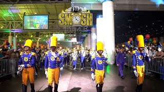 Mardi Gras Exclusive  Band Highlights in Convention Center  Krewe of Orpheus Parade 2023 [upl. by Aitnis]