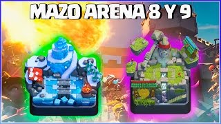 MAZO PARA ARENA 8 y 9 SUBIR COPAS  CLASH ROYALE A POR TODAS  ESPAÑOL [upl. by Haliehs]