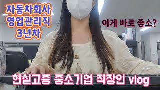 뚜벅이 직장인vlogㅣ중소기업 영업관리직 업무ㅣ자동차회사 영업팀ㅣ제조업 사무직ㅣ정신없는 마감기간ㅣ공장 사무직ㅣ [upl. by Proulx]