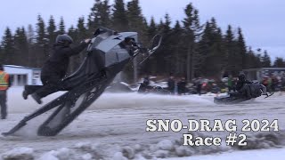 Snowmobile Drag Race 2  2024 [upl. by Mullins]