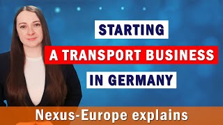 How to start a transportation business Transportunternehmen [upl. by Hebbe]